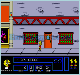 Simpsons: Bart vs The Space Mutants на sega